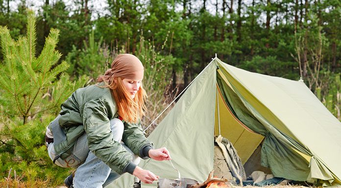 Letni biwak w górach